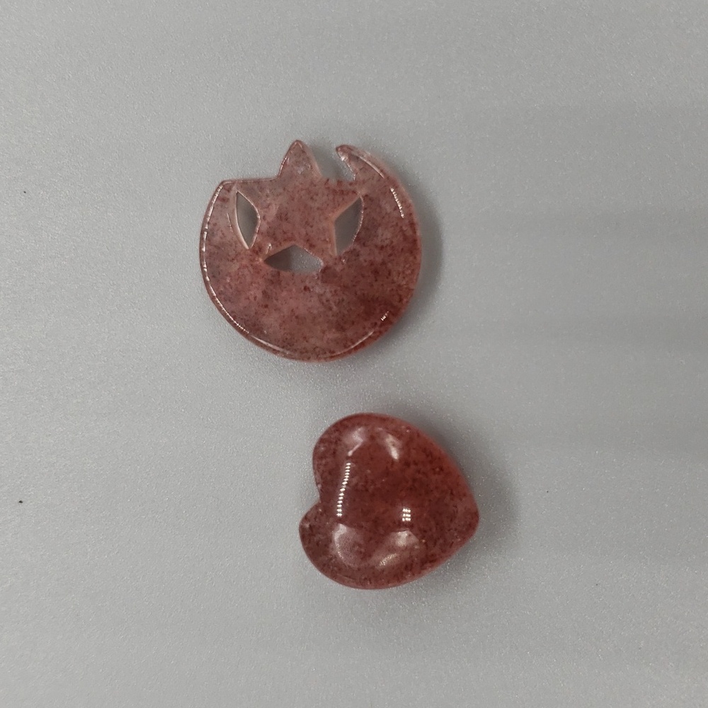 Strawberry Quartz Pocket Crystals